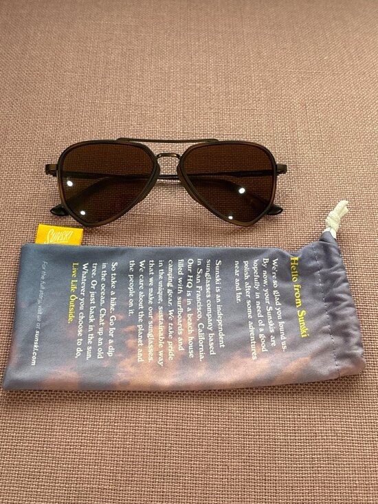 Sunski Astra Polarized Sunglasses in Tortoise Amber New Womens Sunnies main image 10